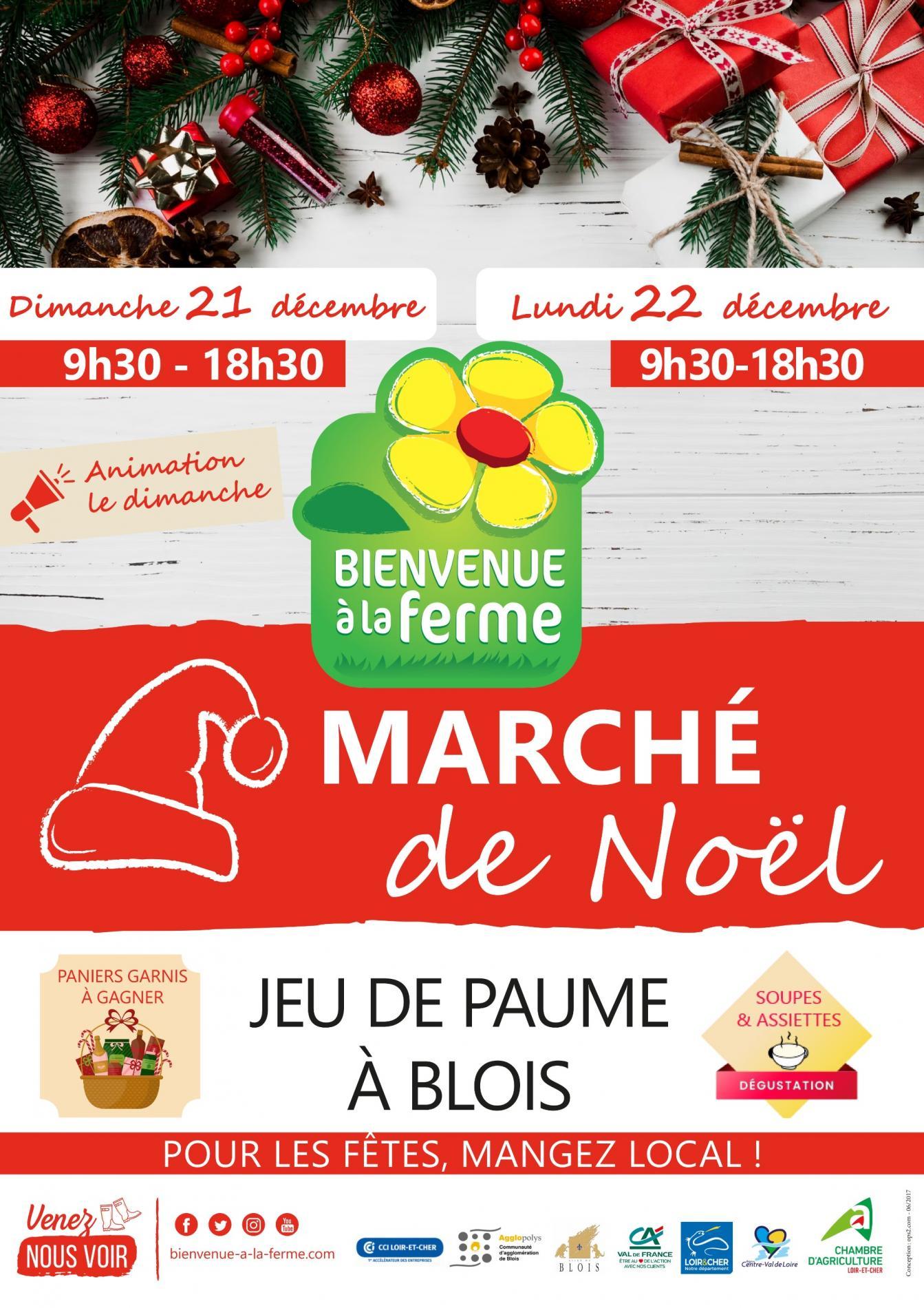 March&eacute; de No&euml;l BLOIS jeu de paume Bienvenue &agrave; la ferme 21 et 22 d&eacute;cembre 2025
